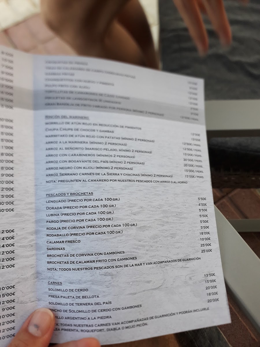 Restaurante Océano Playa Menu - Image 4